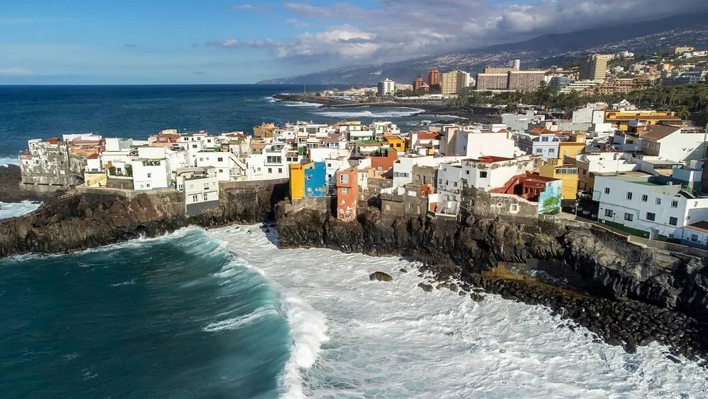 vista area costa tenerife